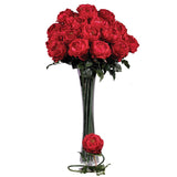 31" Large Rose Stem (Set of 12)" by Nearly Natural