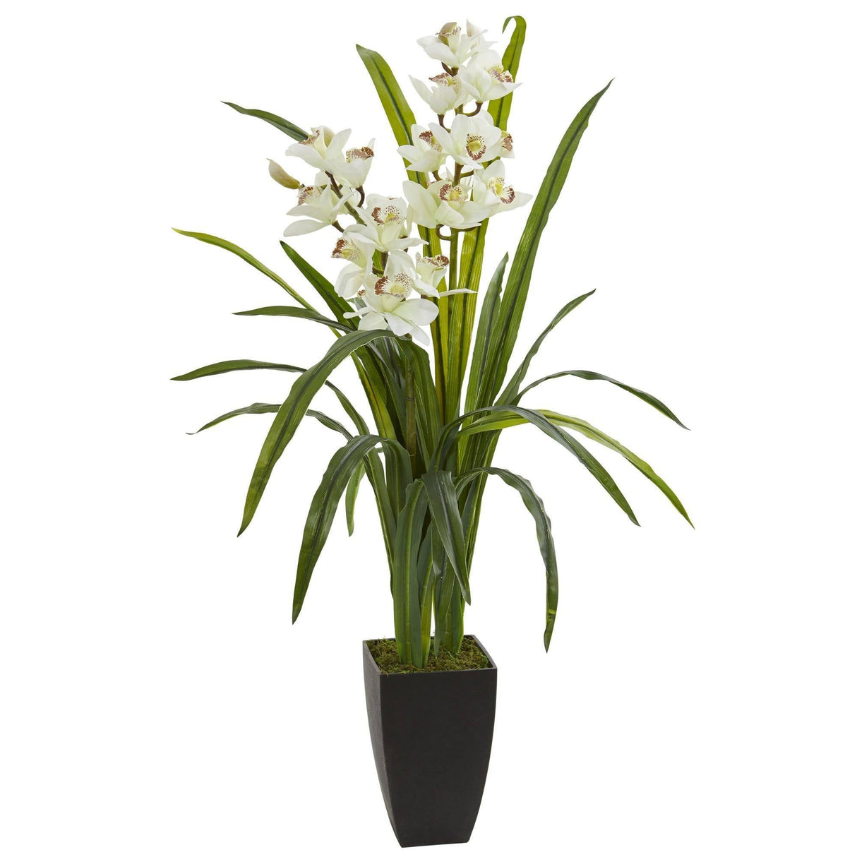 39” Cymbidium Orchid Artificial Plant by Nearly Natural