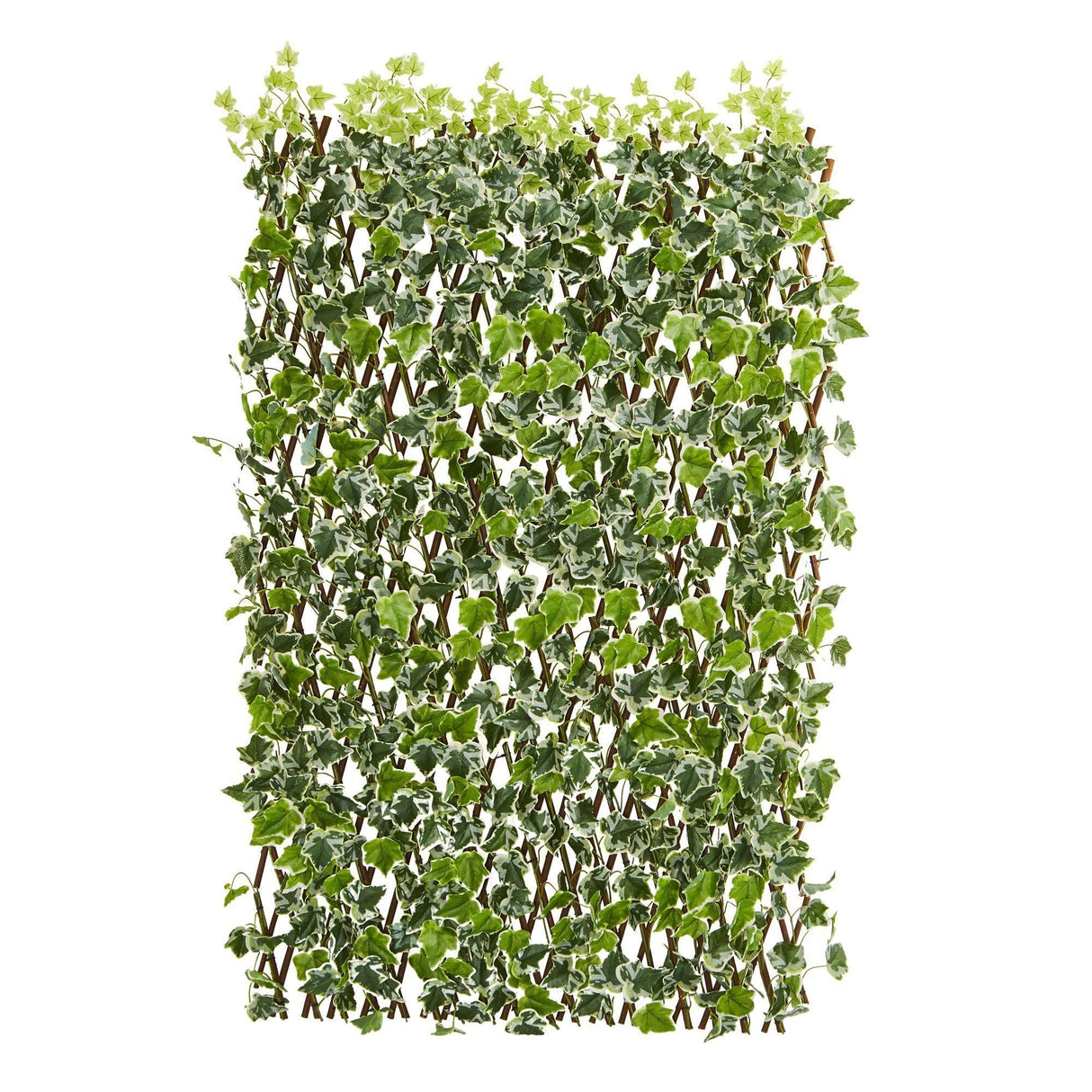 39” English Ivy Expandable Fence UV Resistant & Waterproof Trellis by Nearly Natural