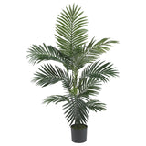 4' Faux Kentia Palm Silk Tree by Nearly Natural