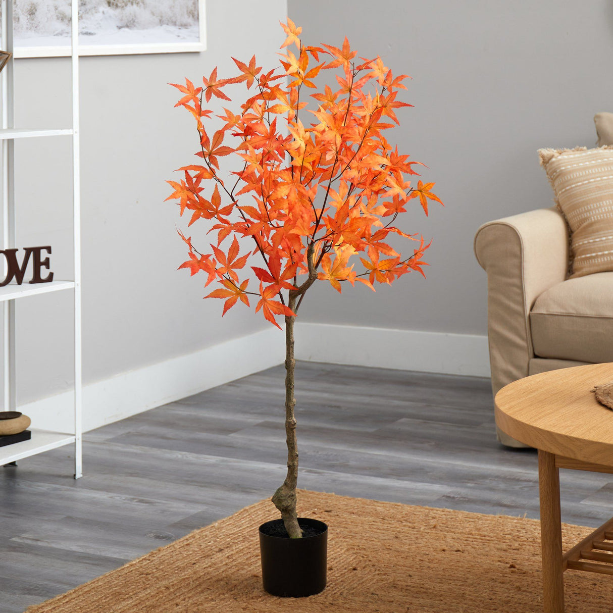 4' Autumn Maple Artificial Tree by Nearly Natural