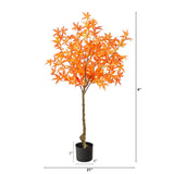 4' Autumn Maple Artificial Tree by Nearly Natural