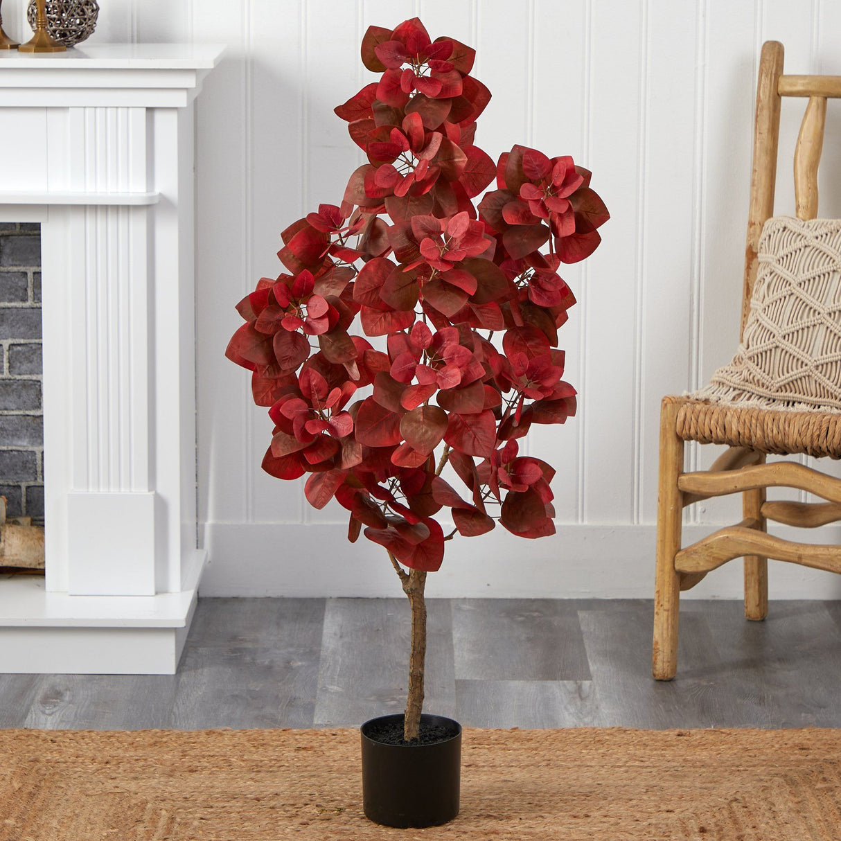 4’ Autumn Pomegranate Artificial Tree by Nearly Natural