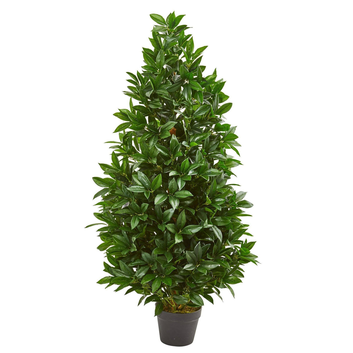 4’ Bay Leaf Artificial Topiary Tree UV Resistant (Indoor/Outdoor) by Nearly Natural