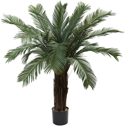 4’ Cycas Tree UV Resistant (Indoor/Outdoor) by Nearly Natural