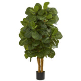 4’ Fiddle Leaf Fig Artificial Tree by Nearly Natural