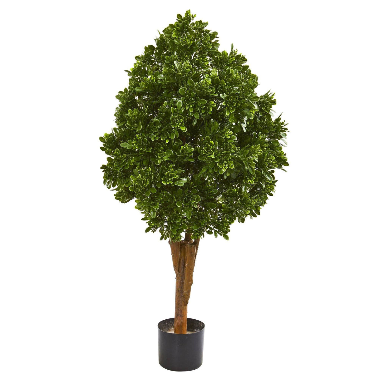 41” Tea Leaf Artificial Tree UV Resistant (Indoor/Outdoor) by Nearly Natural