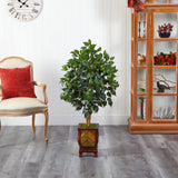 46” Ficus Artificial Tree in Decorative Planter by Nearly Natural