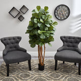 5’ Artificial Fiddle Leaf Fig Tree by Nearly Natural