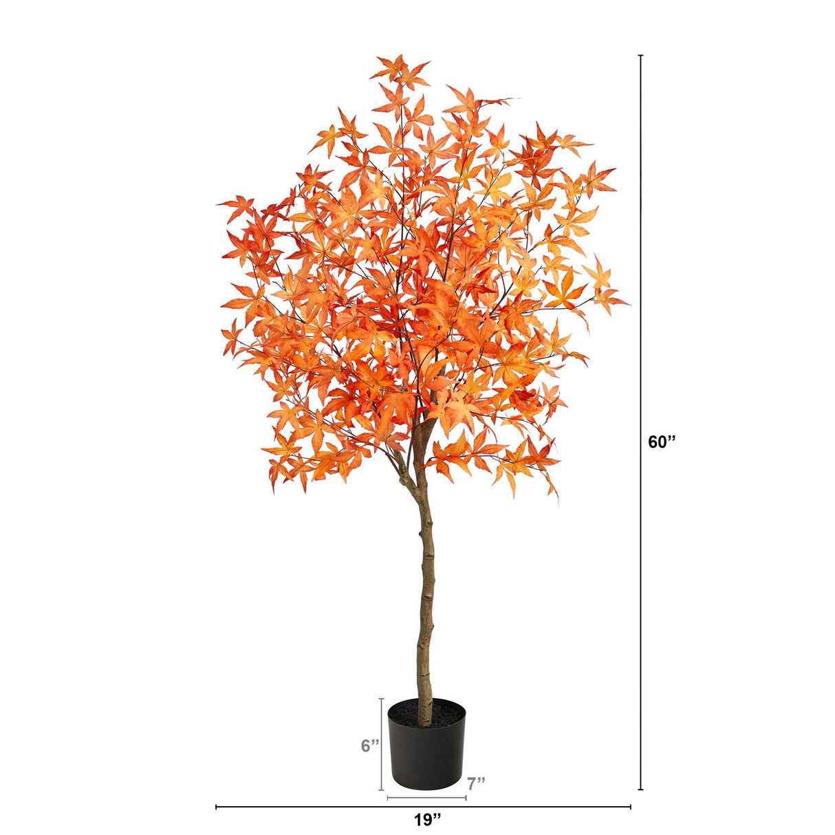 5' Autumn Maple Artificial Tree by Nearly Natural