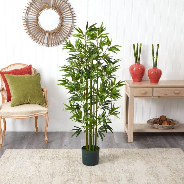 5’ Bamboo Artificial Tree by Nearly Natural