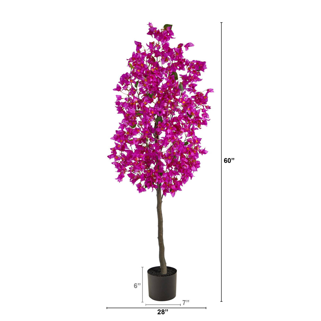 5’ Bougainvillea Artificial Tree by Nearly Natural