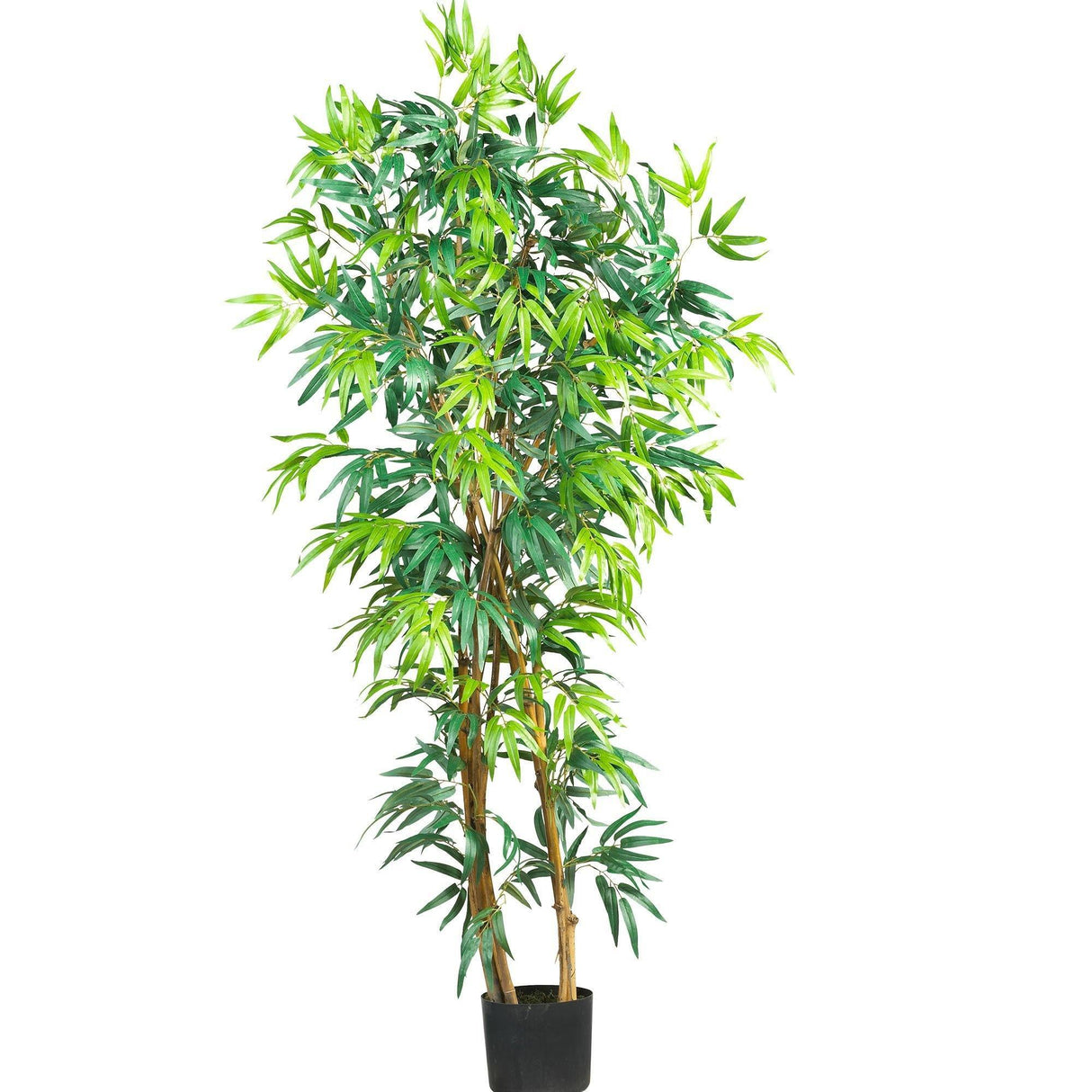 5' Fancy Style Bamboo Silk Tree by Nearly Natural