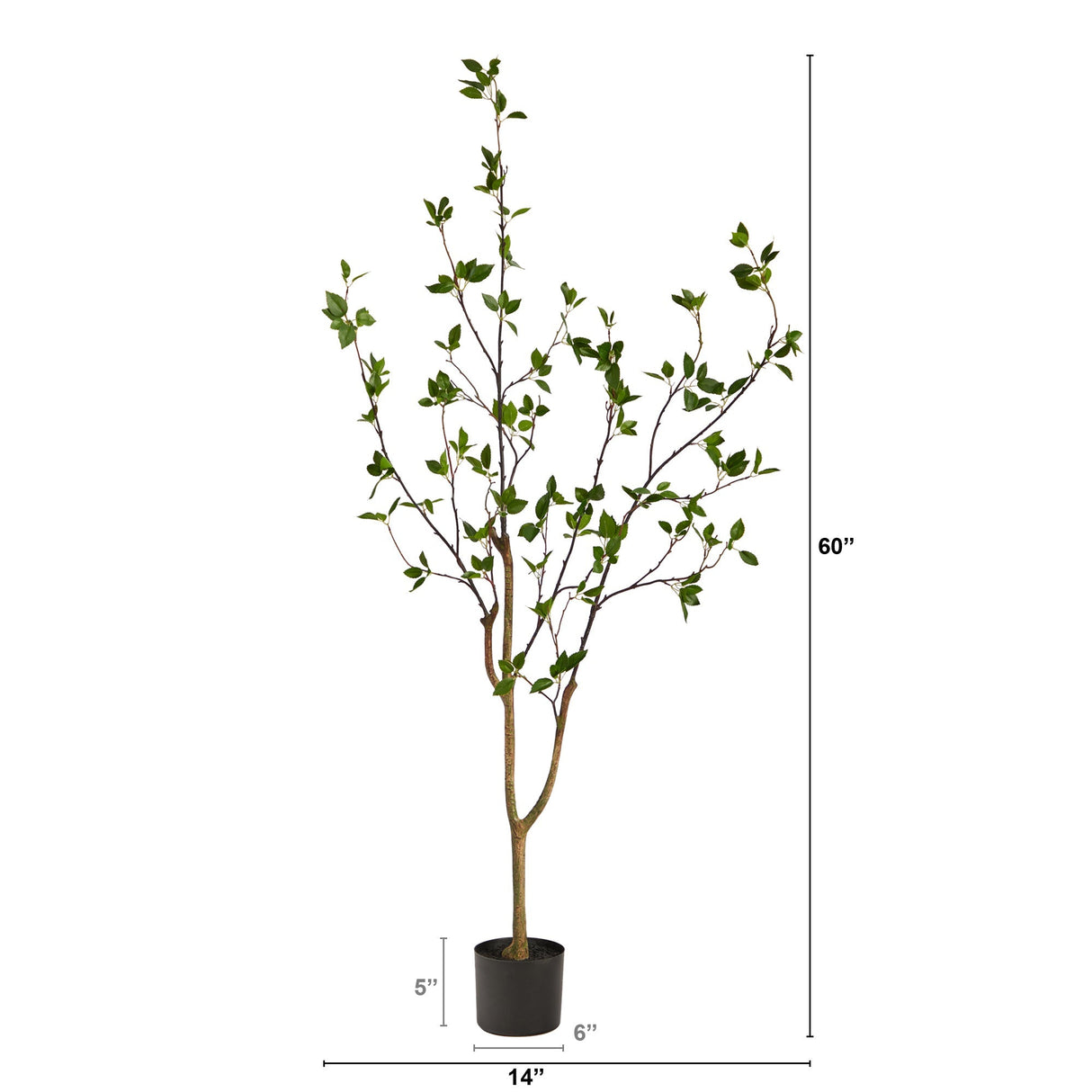 5’ Minimalist Citrus Artificial Tree by Nearly Natural