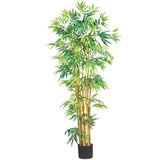 5' Multi Bambusa Bamboo Silk Tree by Nearly Natural