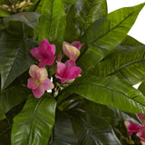 5' Plumeria Tree UV Resistant (Indoor/Outdoor) by Nearly Natural