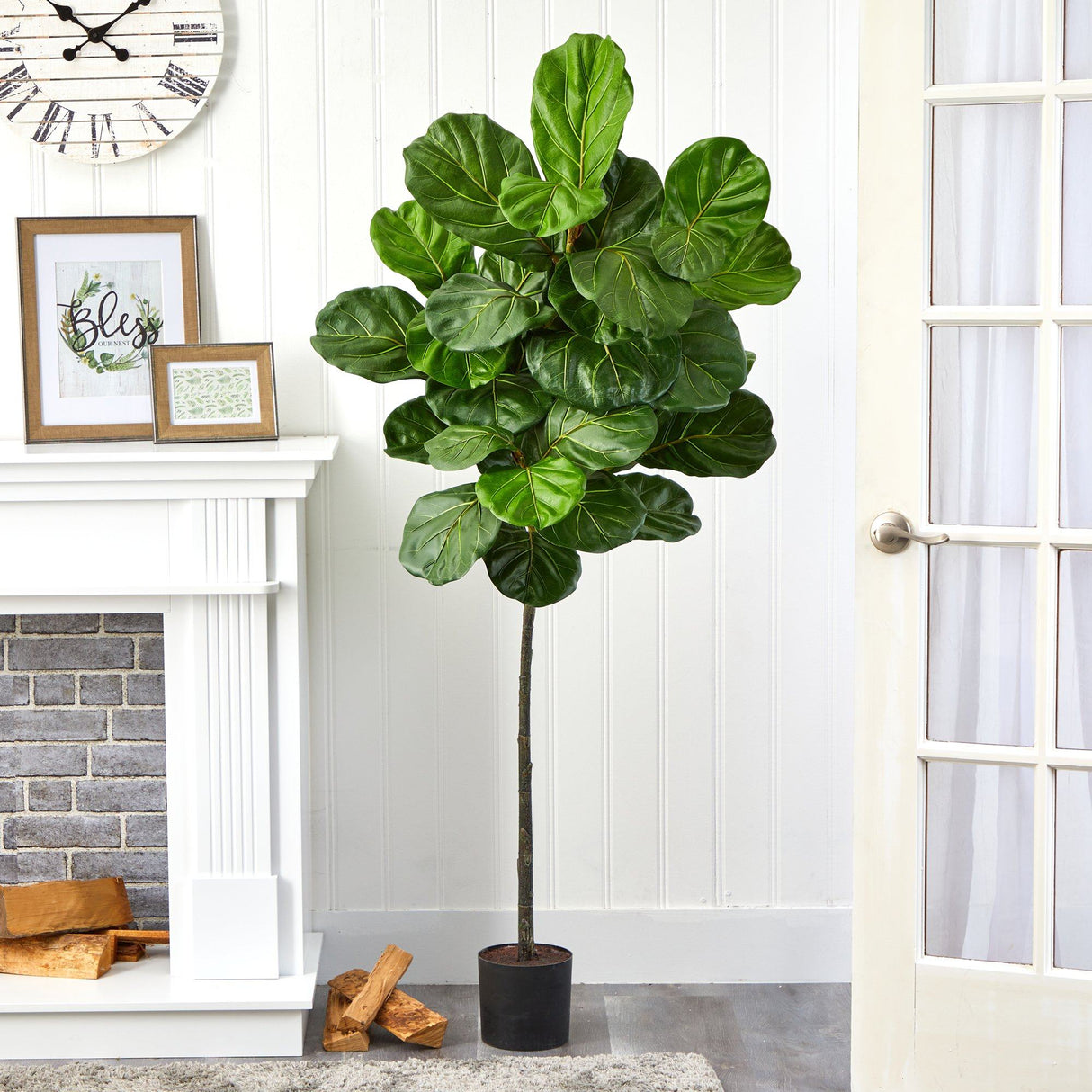 5.5’ Fiddle Leaf Artificial Tree by Nearly Natural