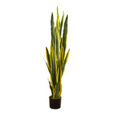 58” Sansevieria Artificial Plant by Nearly Natural