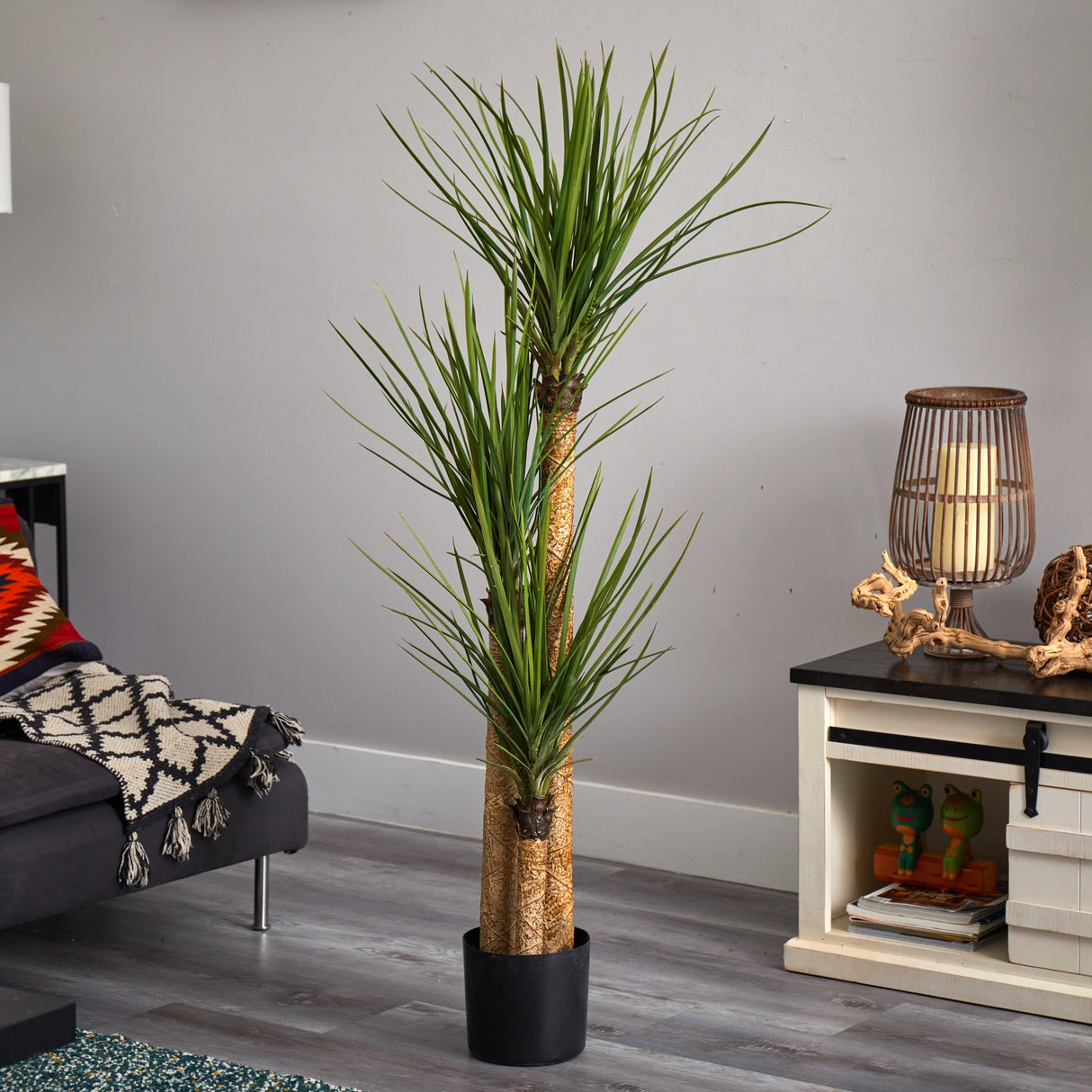 58.5" Yucca Silk Tree" by Nearly Natural