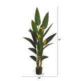 6’ Bird of Paradise Artificial Plant by Nearly Natural