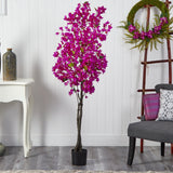 6’ Bougainvillea Artificial Tree by Nearly Natural