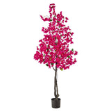 6’ Bougainvillea Artificial Tree by Nearly Natural