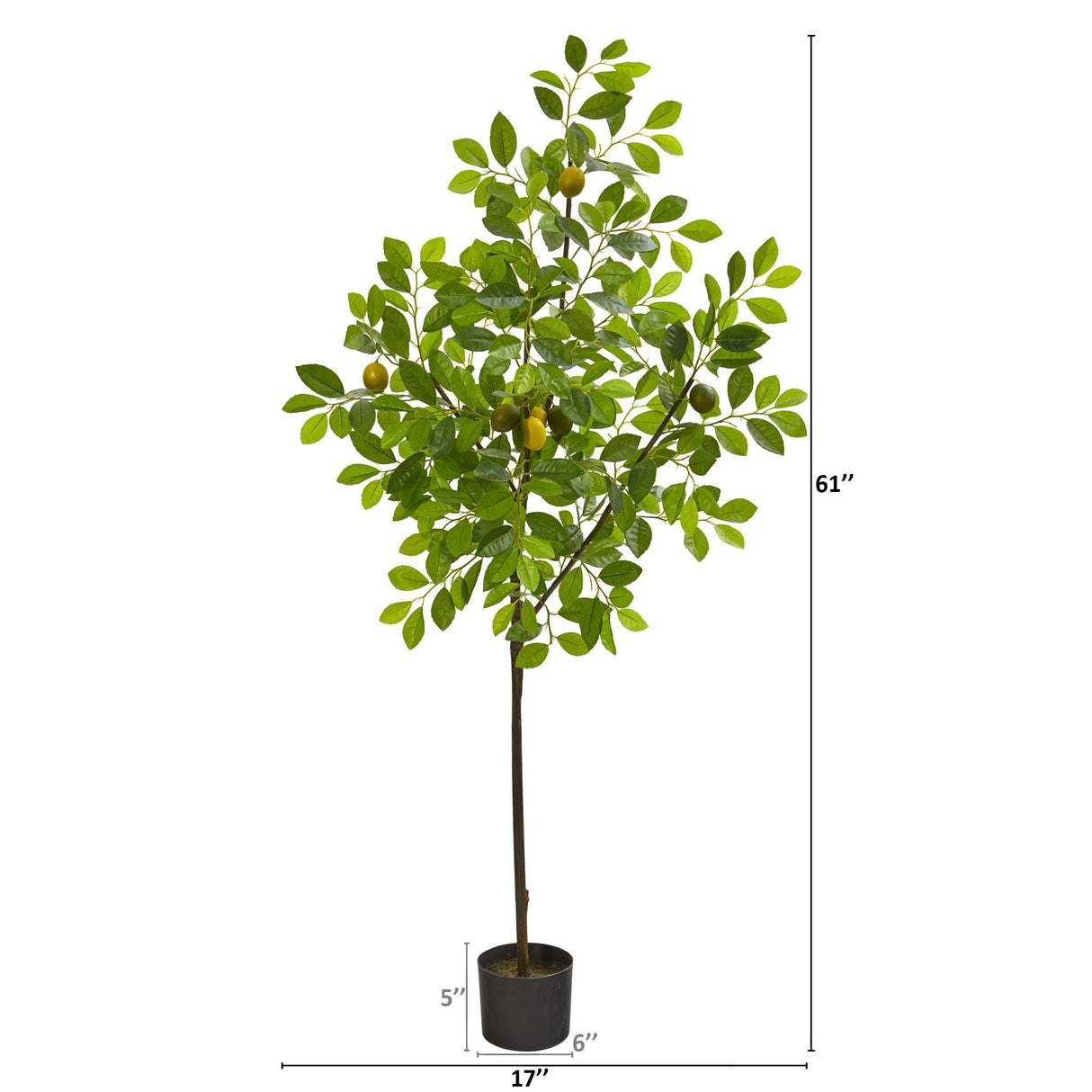 61” Lemon Artificial Tree by Nearly Natural