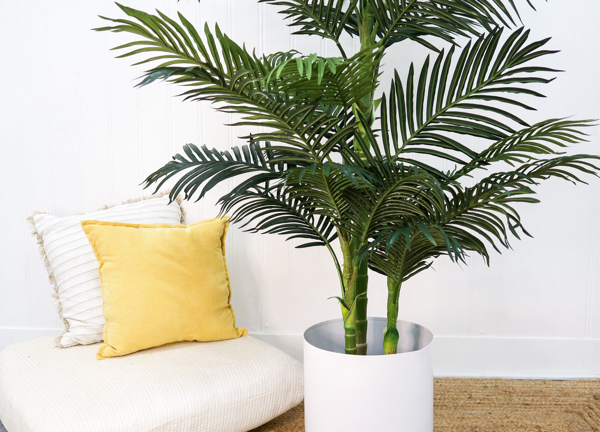 6.5' Golden Cane Artificial Palm Tree by Nearly Natural