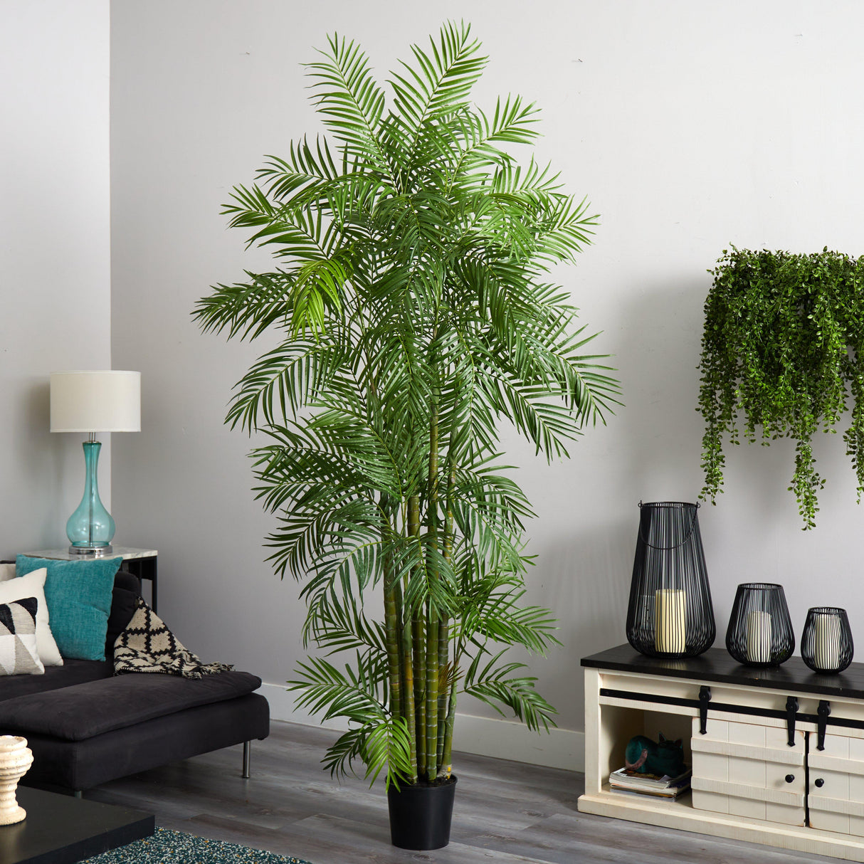 7' Areca Silk Palm Tree by Nearly Natural