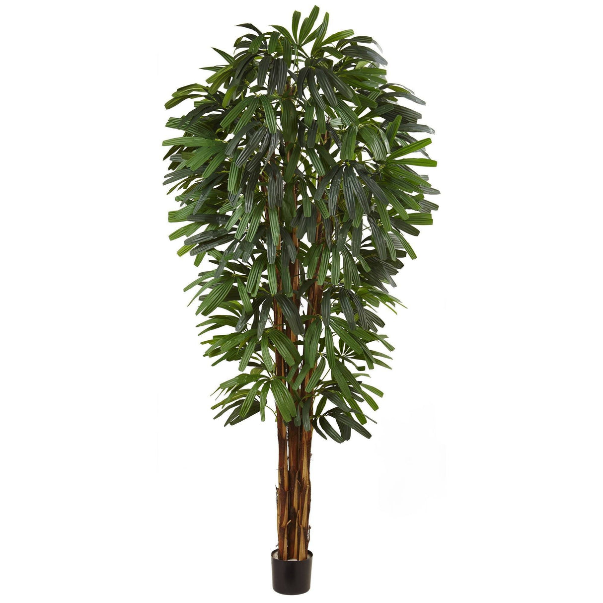 7' Raphis Silk Palm Tree by Nearly Natural