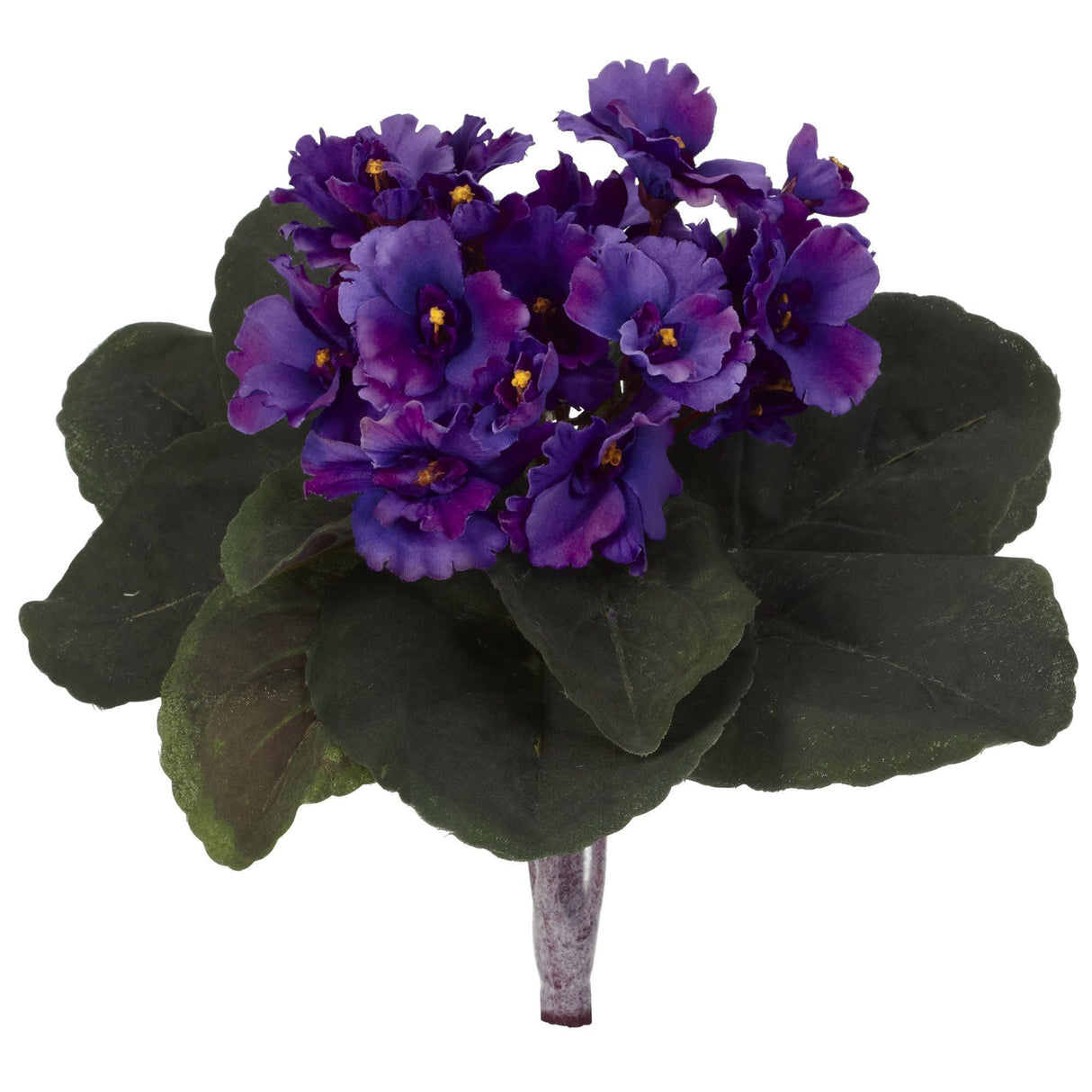 9” African Violet Artificial Plant (Set of 6) by Nearly Natural