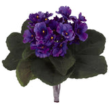 9” African Violet Artificial Plant (Set of 6) by Nearly Natural