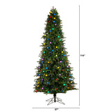 9.5' Montana Mountain Fir Artificial Christmas Tree by Nearly Natural