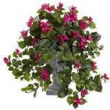 Bougainvillea with Decorative Urn by Nearly Natural