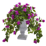 Bougainvillea with Decorative Urn by Nearly Natural