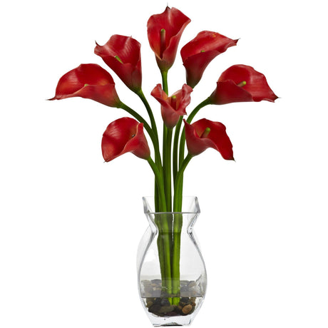 Classic Calla Lily Arrangement by Nearly Natural