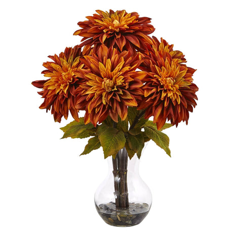 Dahlia Arrangement by Nearly Natural