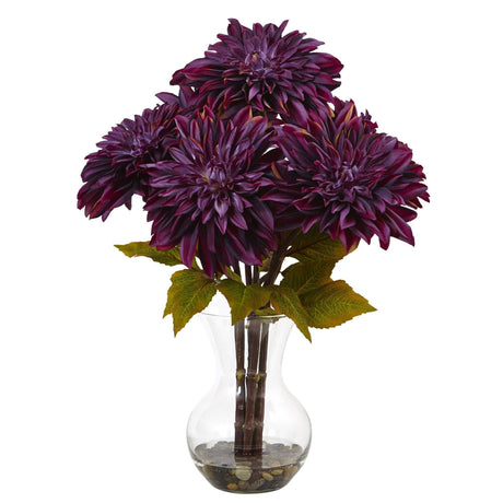 Dahlia Arrangement by Nearly Natural