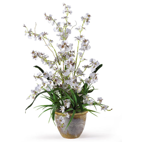 Dancing Lady Silk Orchid Arrangement by Nearly Natural