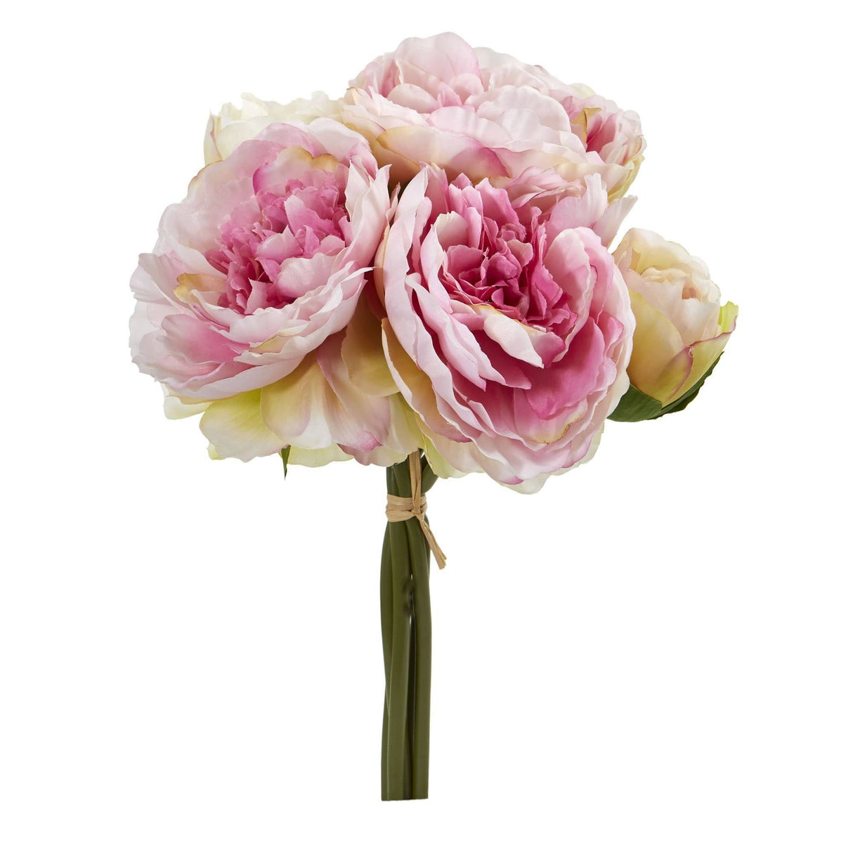 Peony Bouquet Artificial Flower (Set of 6) by Nearly Natural