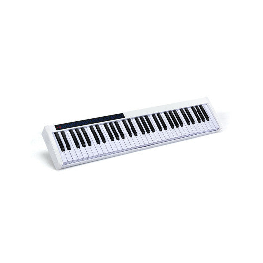 61-Key Portable Digital Stage Piano with Carrying Bag-White