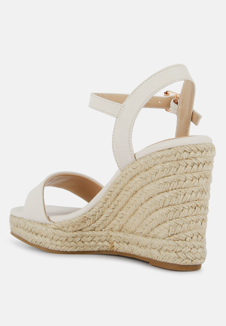 augie woven wedge sandals by London Rag