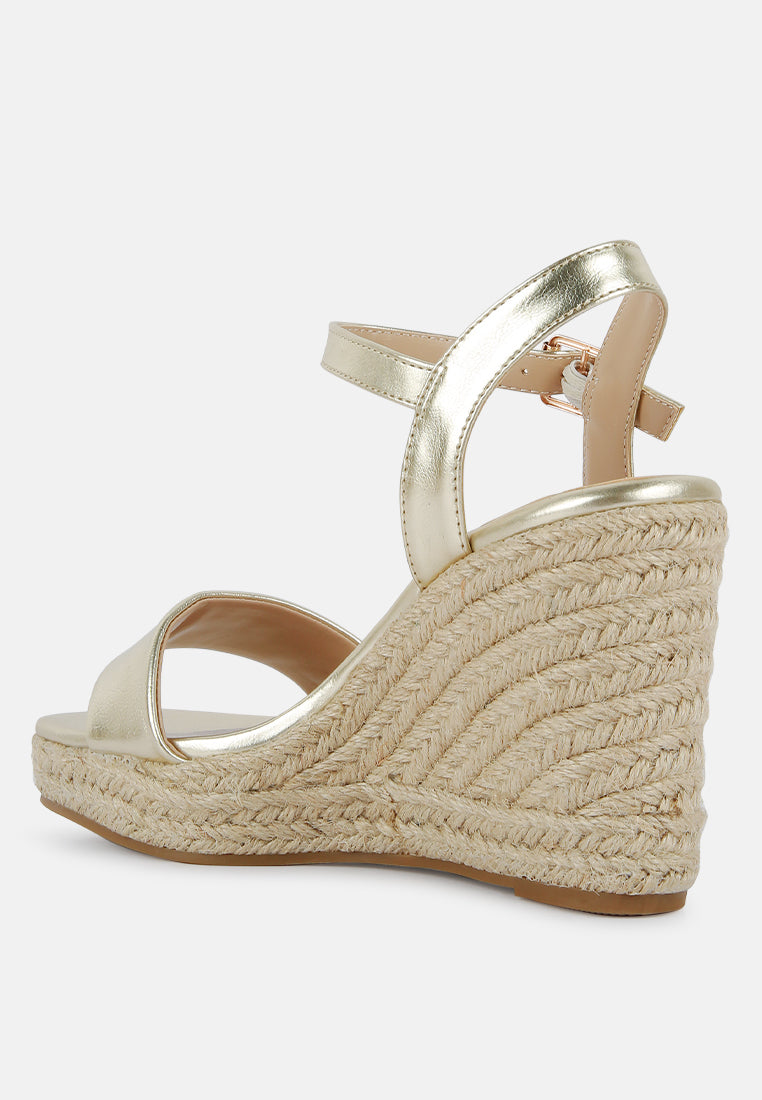 augie woven wedge sandals by London Rag