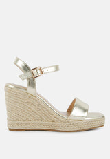 augie woven wedge sandals by London Rag