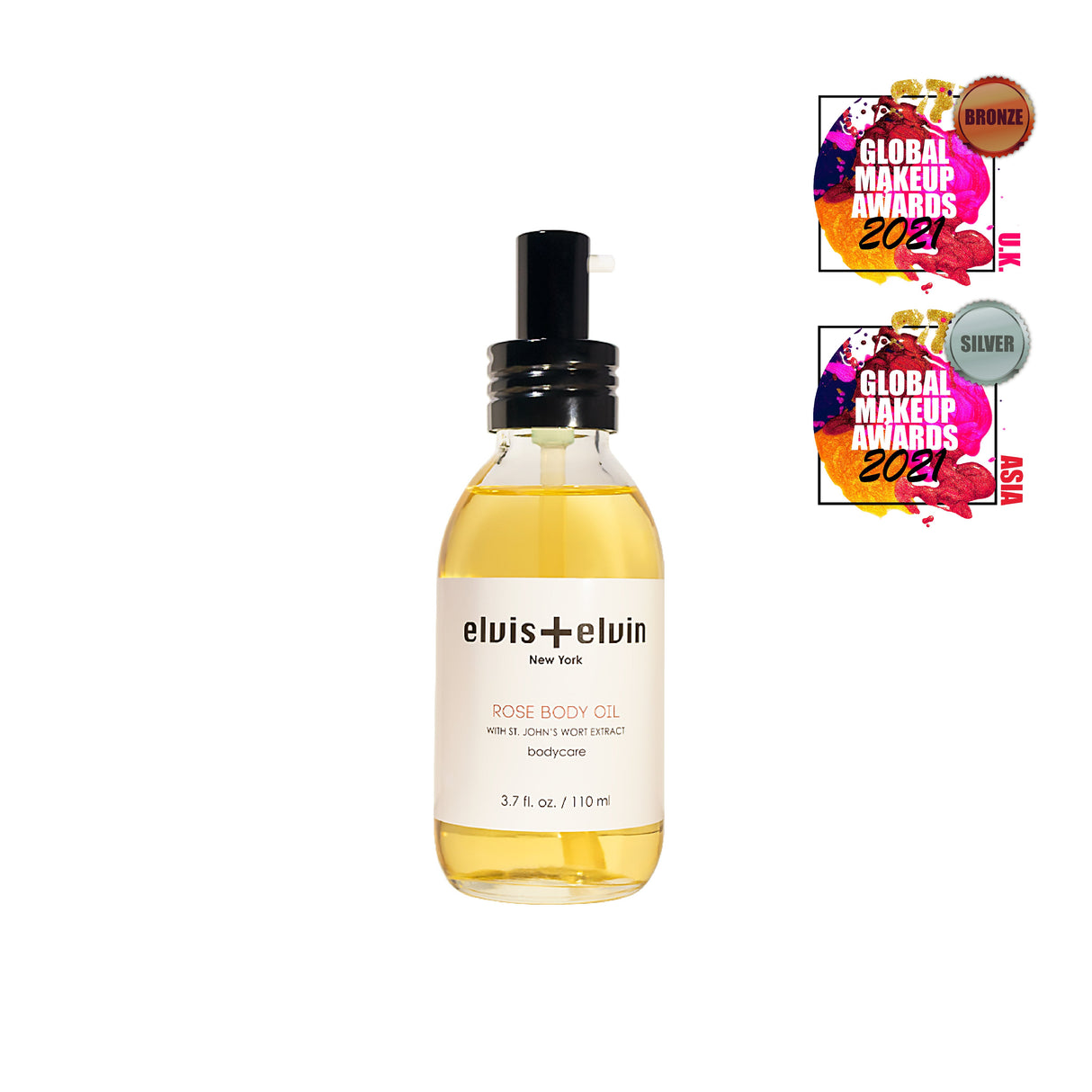 Rose body oil by elvis+elvin