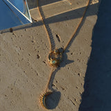 Sun, Moon & Stars Lariat Necklace by Awe Inspired