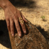 Snake Wrap Ring by Awe Inspired