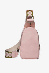 Adjustable Strap PU Leather Sling Bag by Coco Charli