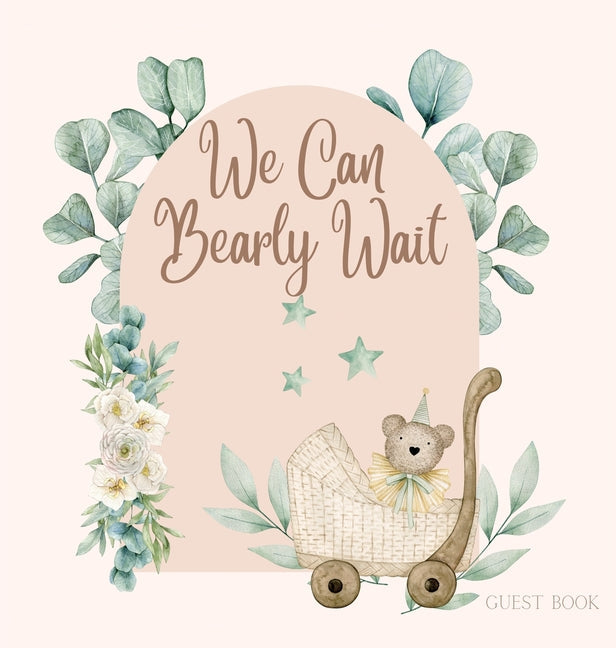 Bear Baby Shower Guest Book (hardback) - Hardcover by Books by splitShops