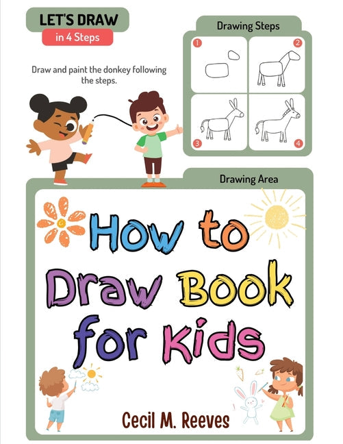 How to Draw Book for Kids: Simple And Easy Step By Step Guide for Children - Paperback by Books by splitShops